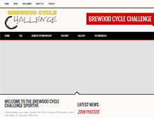 Tablet Screenshot of brewoodcyclechallenge.com